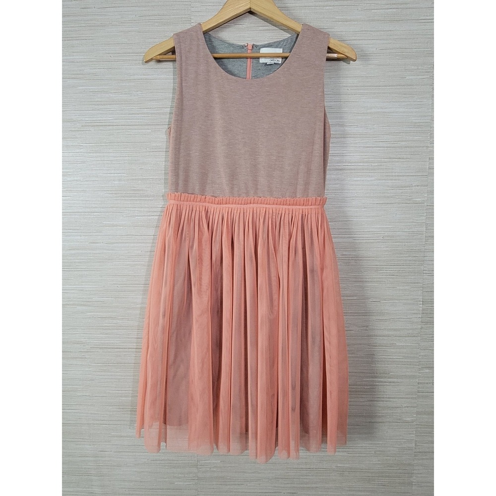 Greylin Dress Womens Small Blush Pink Tulle Skirt Sleeveless Party Dress